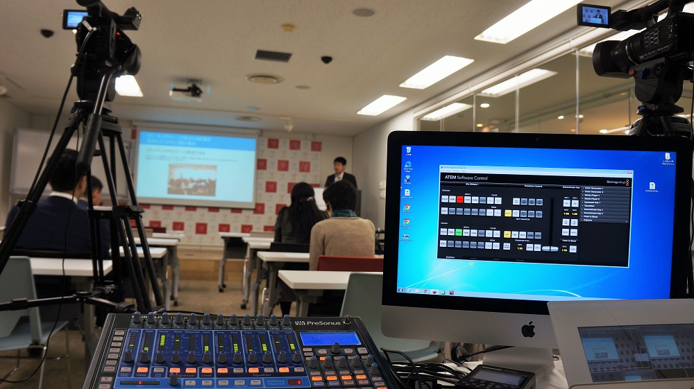 東京のコワーキングスペースで開催された起業セミナーの撮影