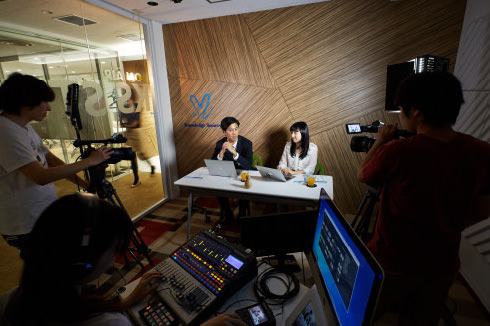 ウェビナーやYou Tube配信に適した動画スタジオ